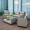 Bộ Sofa Mây Nhựa Versailles