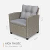 Bộ Sofa Mây Nhựa Versailles