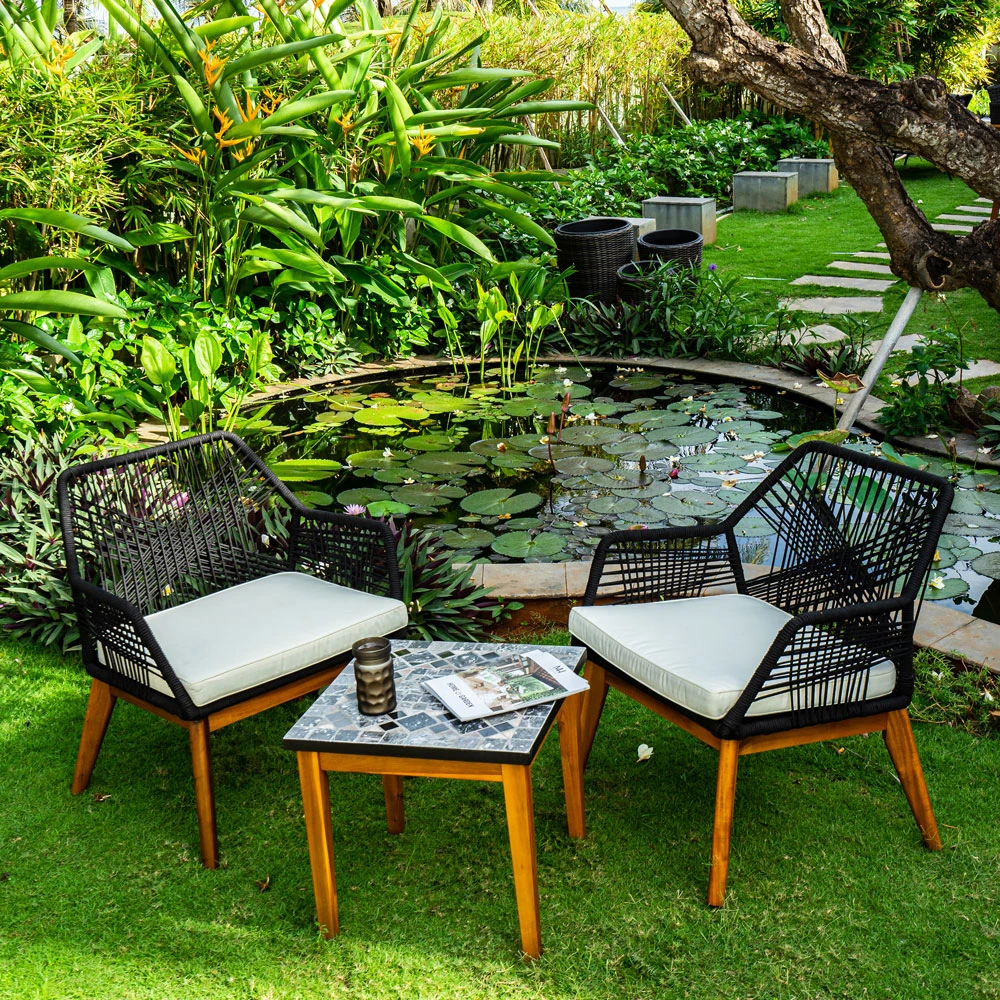 Bộ Bàn Ghế Dây Rope Lucena