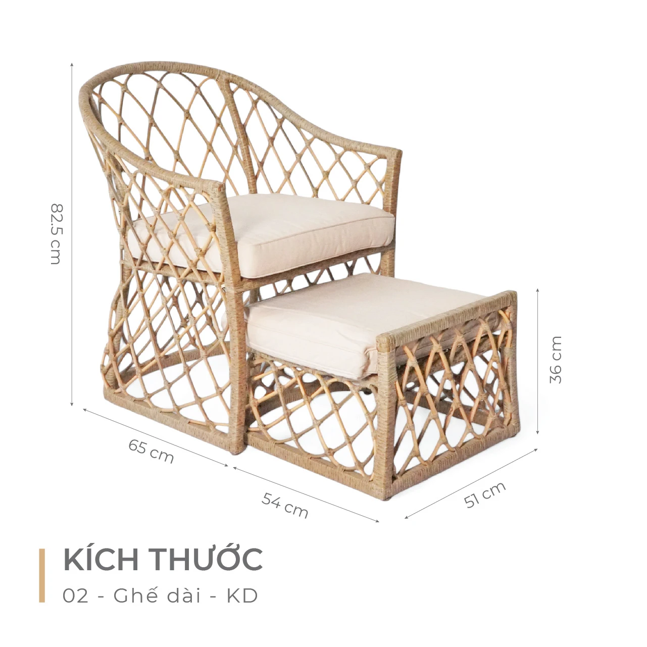 Bộ bàn ghế Bistro set mây nhựa Howard