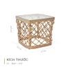 Bộ bàn ghế Bistro set mây nhựa Howard