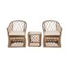Bộ bàn ghế Bistro set mây nhựa Howard