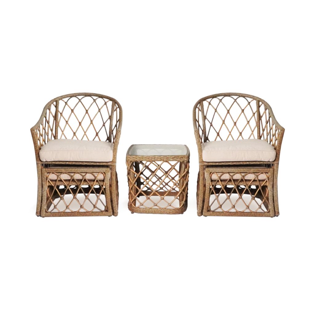 Bộ bàn ghế Bistro set mây nhựa Howard