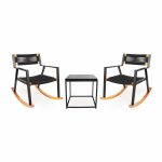 Bộ Bàn Ghế ngoài trời Bập Bênh Dây Rope Cabra Made4Home