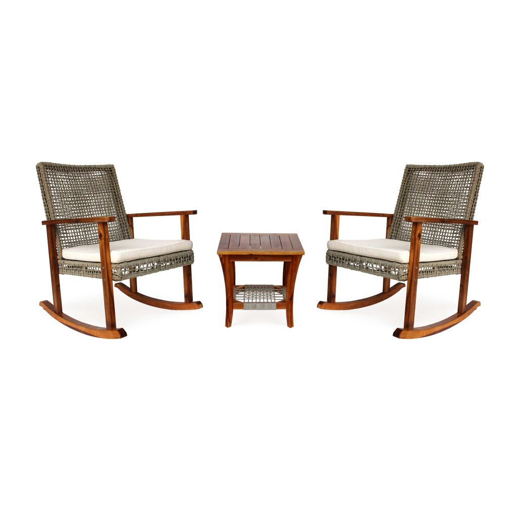 Bộ Bàn Ghế Bập Bênh Dây Rope Arched