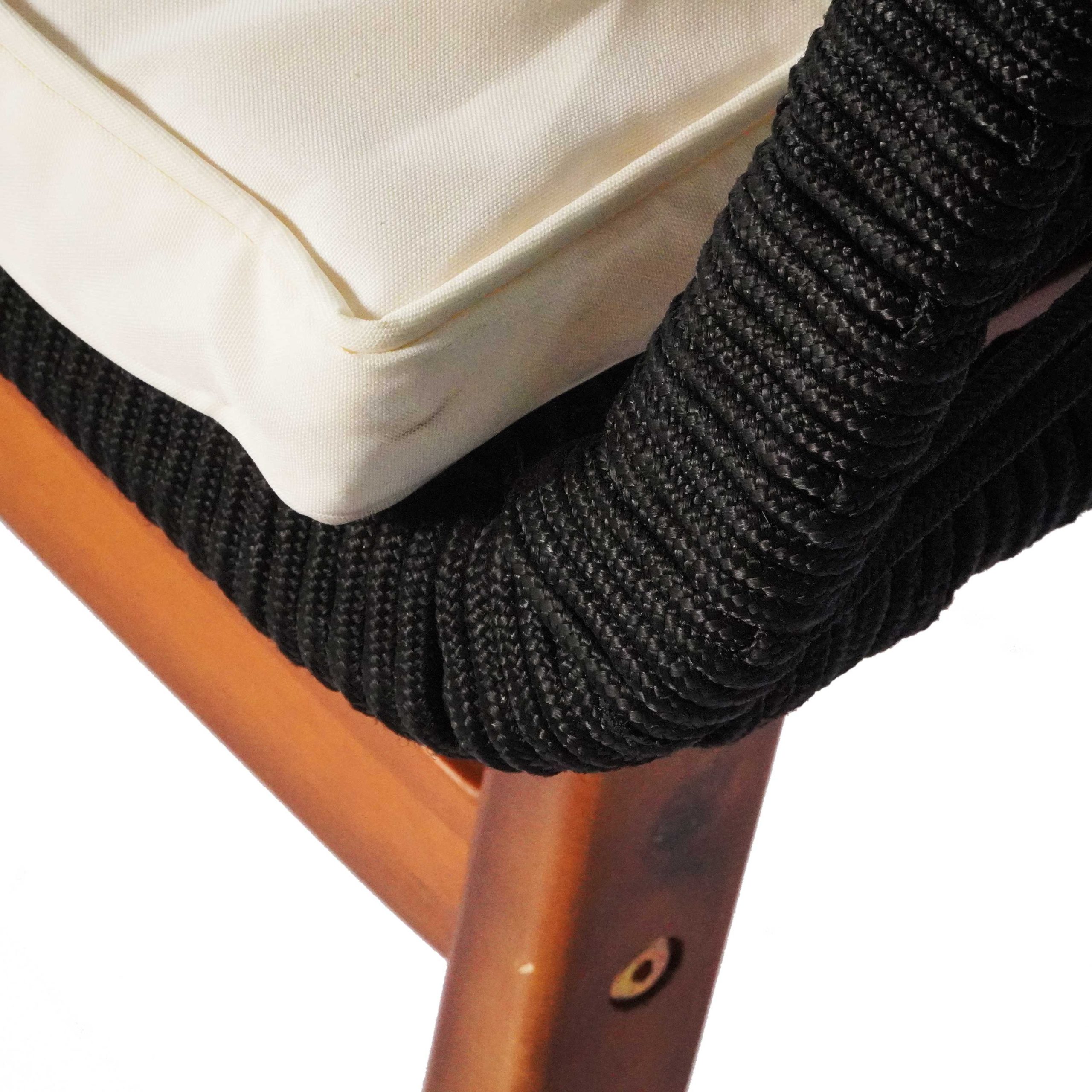 Ghế bập bênh Dây Rope Lucerne - đen