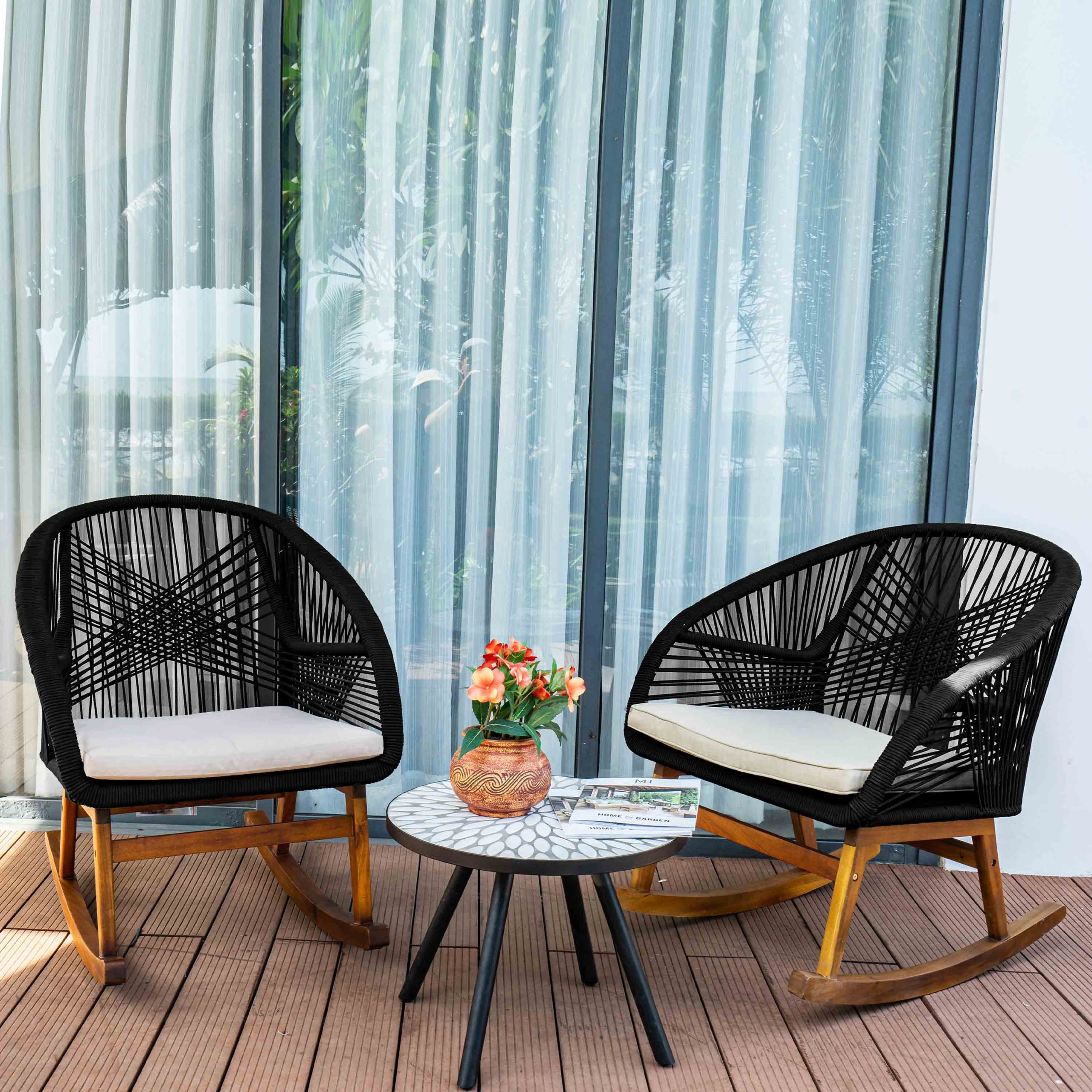 Bộ Bàn Ghế Dây Rope Lucerne