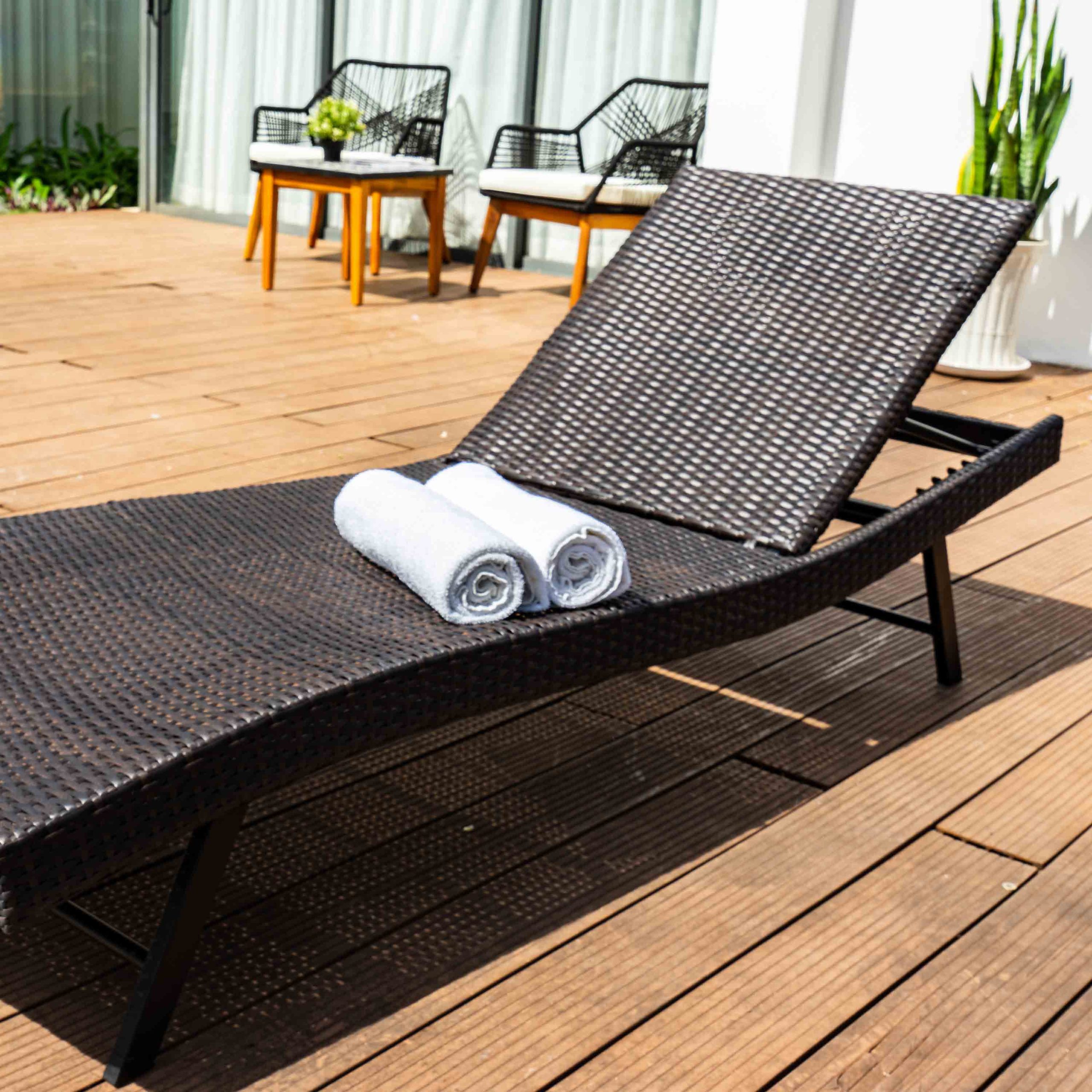 Bộ Bàn Ghế Mây Nhựa Stickel