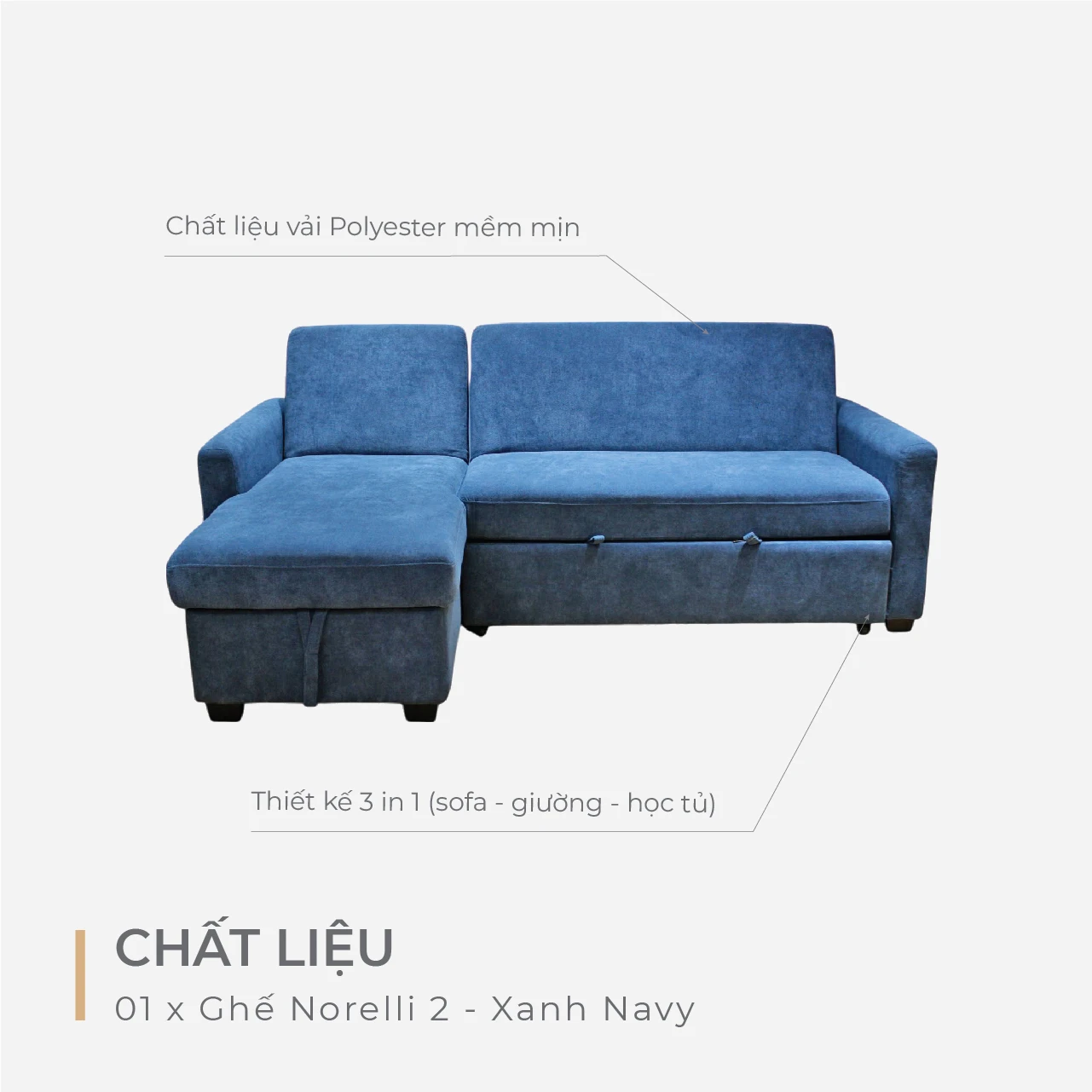 Bộ Sofa góc Norelli 2