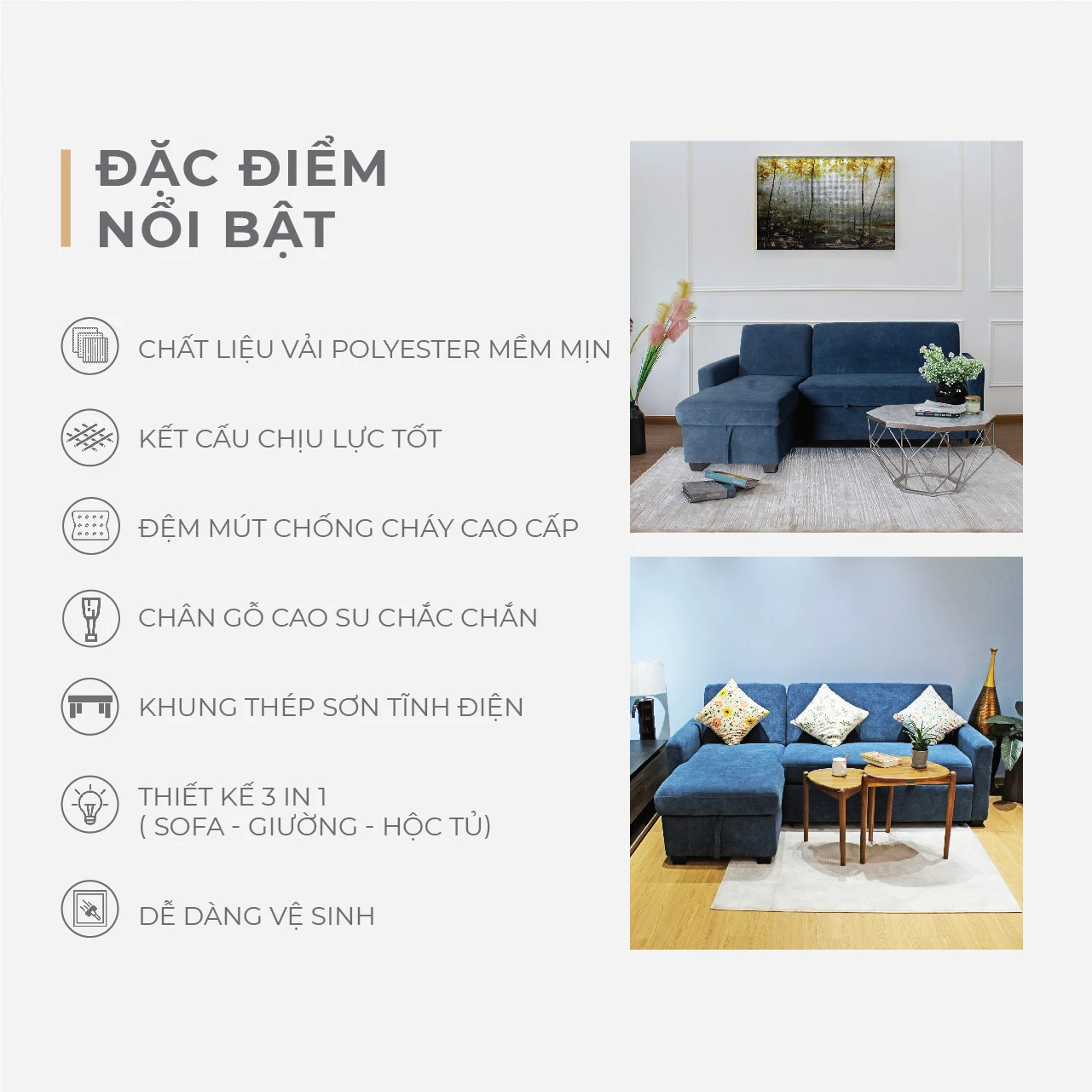 Bộ Sofa góc Norelli 2