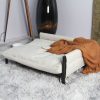 Teddy Rectangle Metal Sofa Pet - Cream