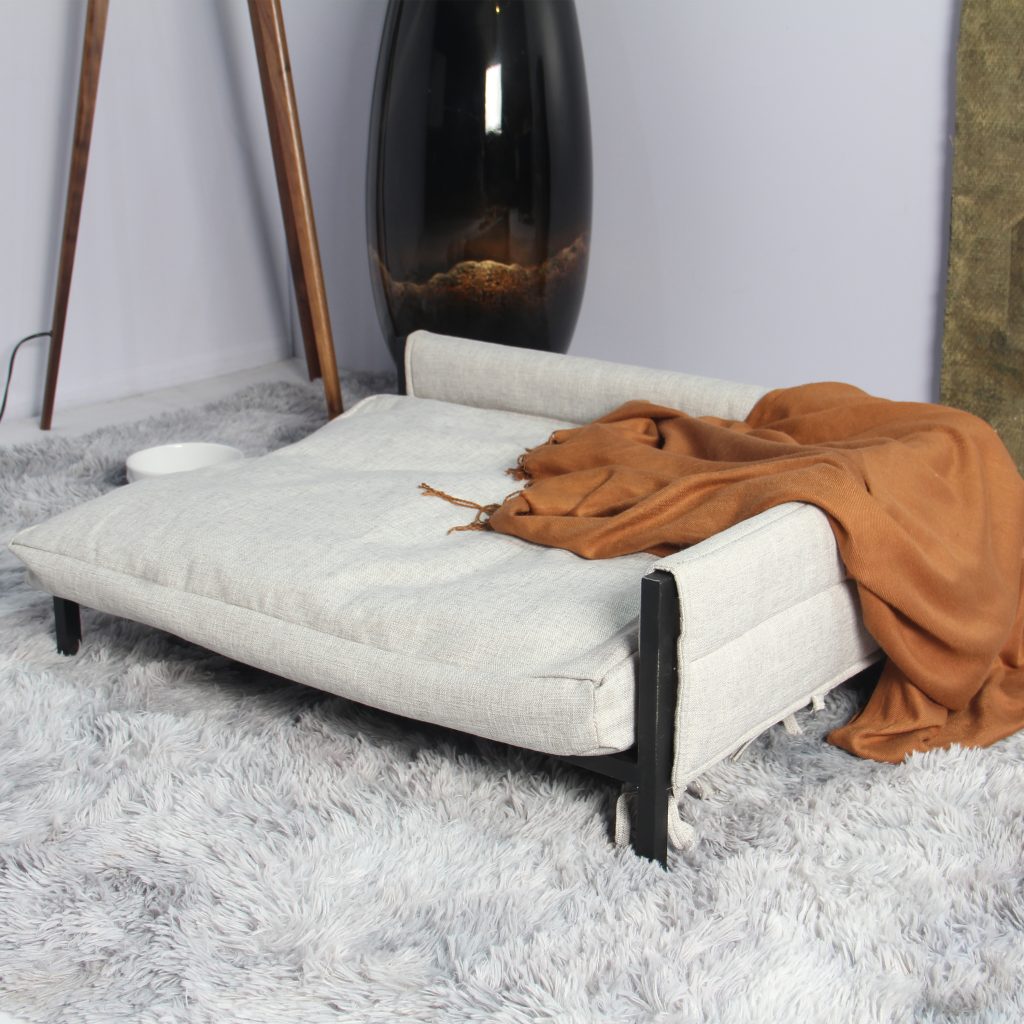 Teddy Rectangle Metal Sofa Pet - Cream