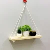 Kệ Treo Tường Gỗ Thông kèm dây thừng