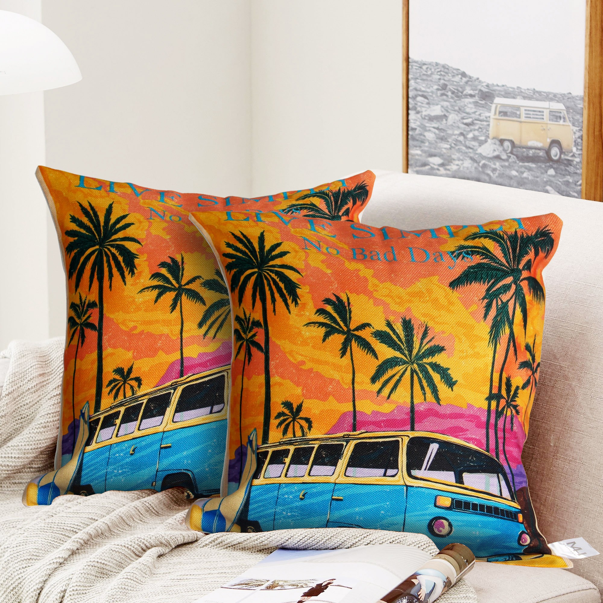 Vỏ gối vải cotton Summer - Hình thú