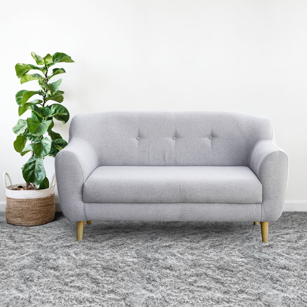 Ghế Sofa đơn Agnes - 1m4 - Xám Nhạt