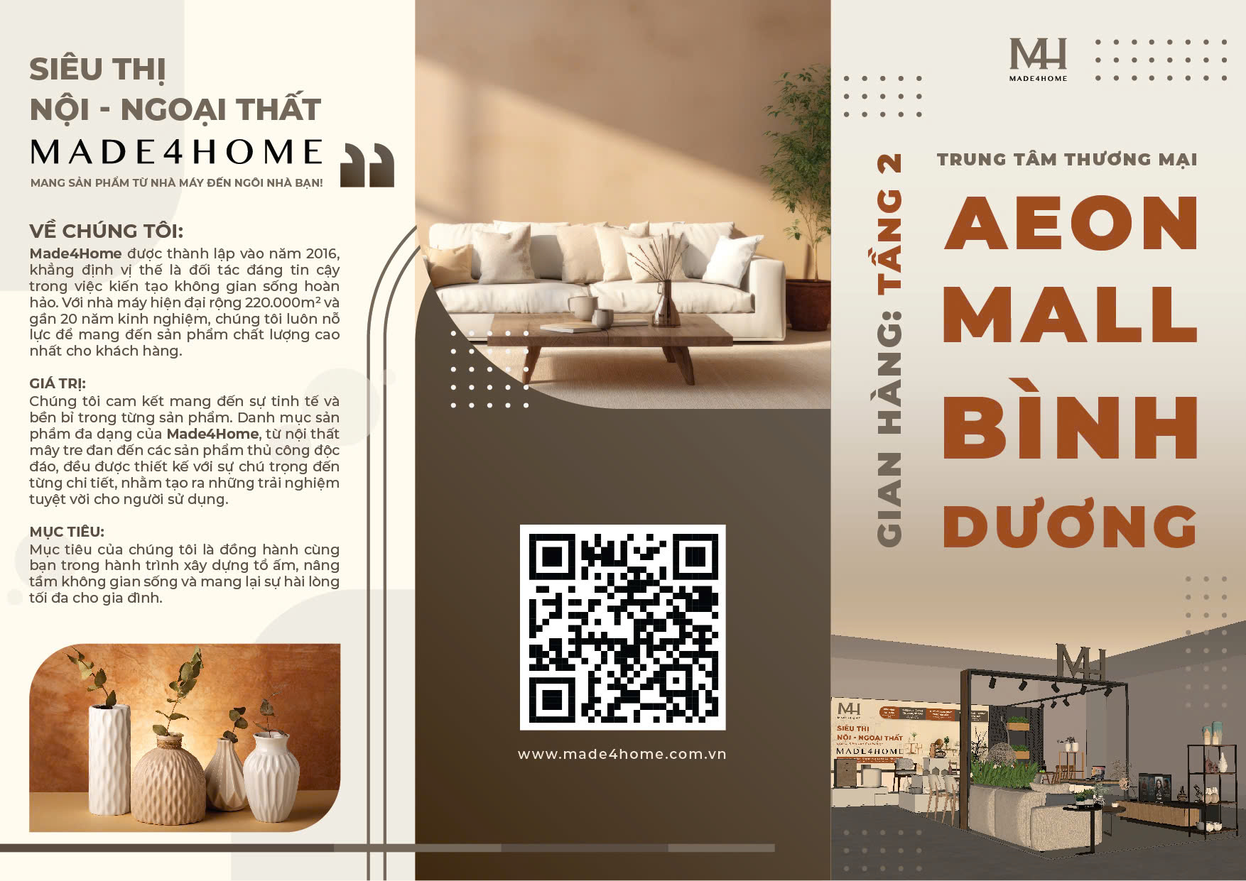 Khai trương gian hàng Made4Home tại Aeon Bình Dương