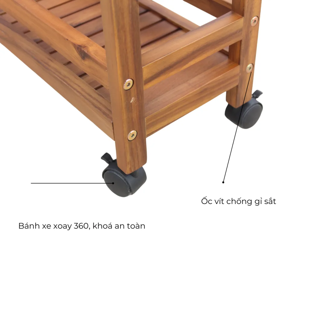 Kệ đa năng có bánh xe Daria