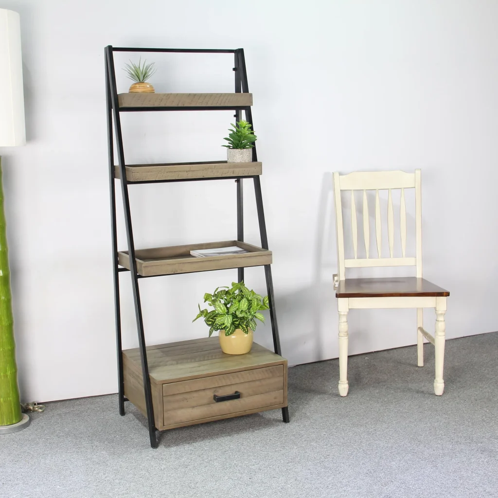 Giá sách 4 tầng gỗ keo
