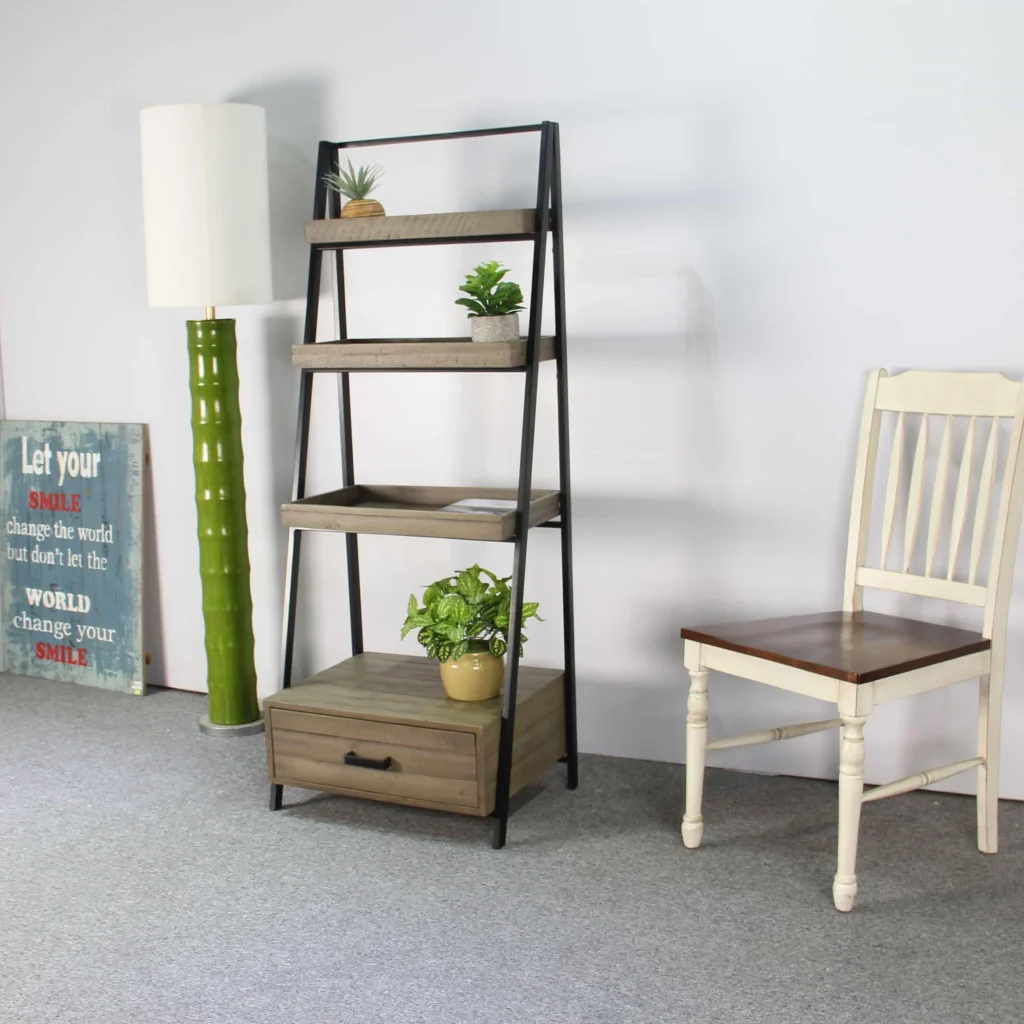 Giá sách 4 tầng gỗ keo