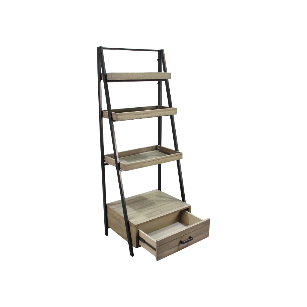 Giá sách 4 tầng gỗ keo