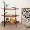Giá sách gỗ nguyên khối Vejle Etagere