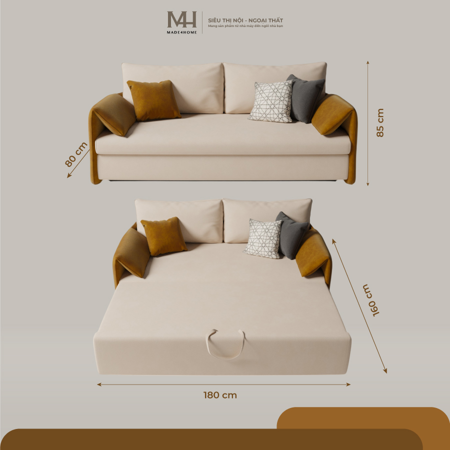 Bộ sofa giường Clara