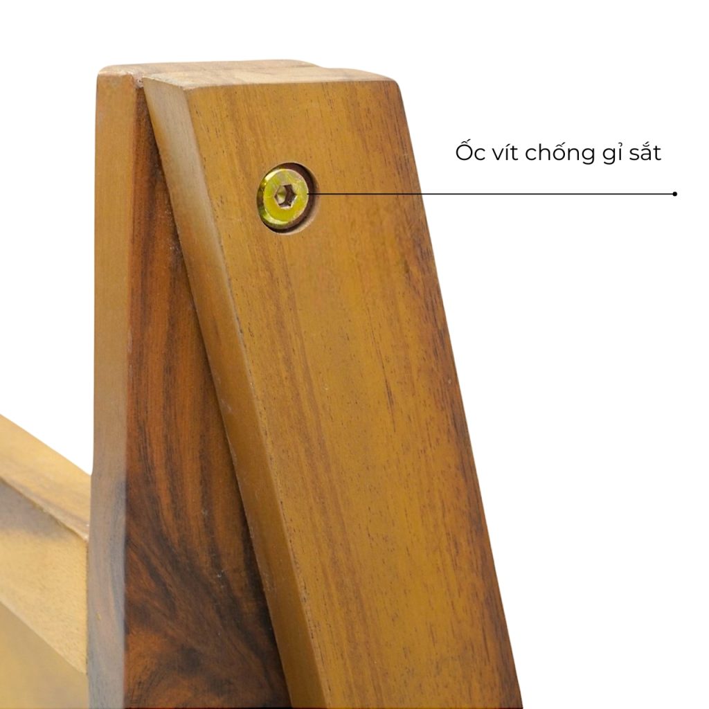 Kệ chữ A gỗ tràm Caley - màu nâu