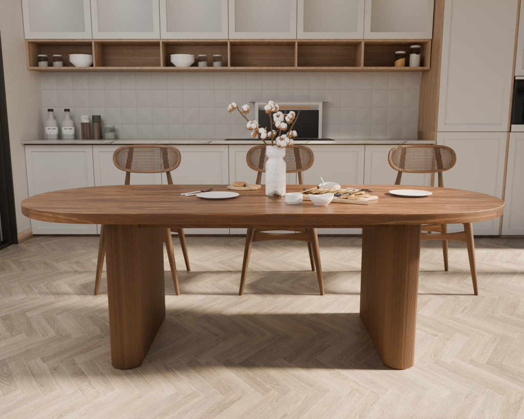 Bộ bàn ăn 6 ghế Kloye - Made4Home