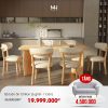 Bộ bàn ăn gia đình 06 ghế 1 bàn Chillon M4H