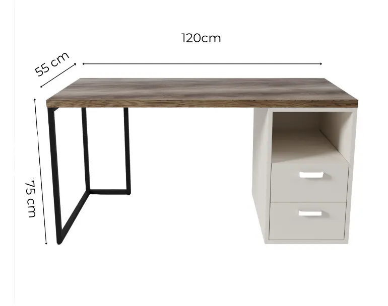 Bàn làm việc GRAY - Made4Home