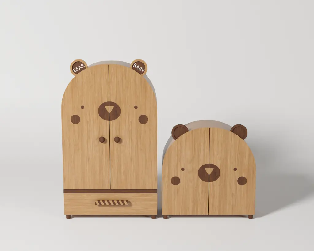 Tủ quần áo trẻ em Teddy Luxe M4H
