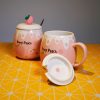 Ly Cốc Sứ Yummy - Hồng