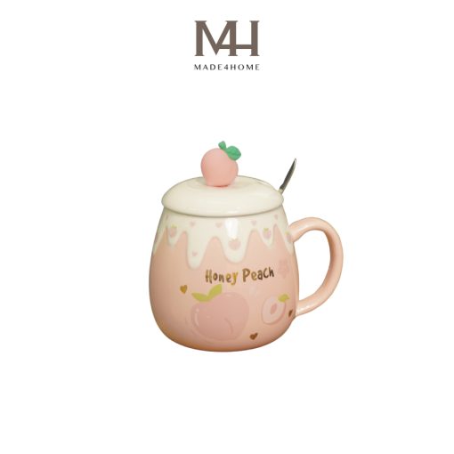 Ly Cốc Sứ Yummy - Hồng