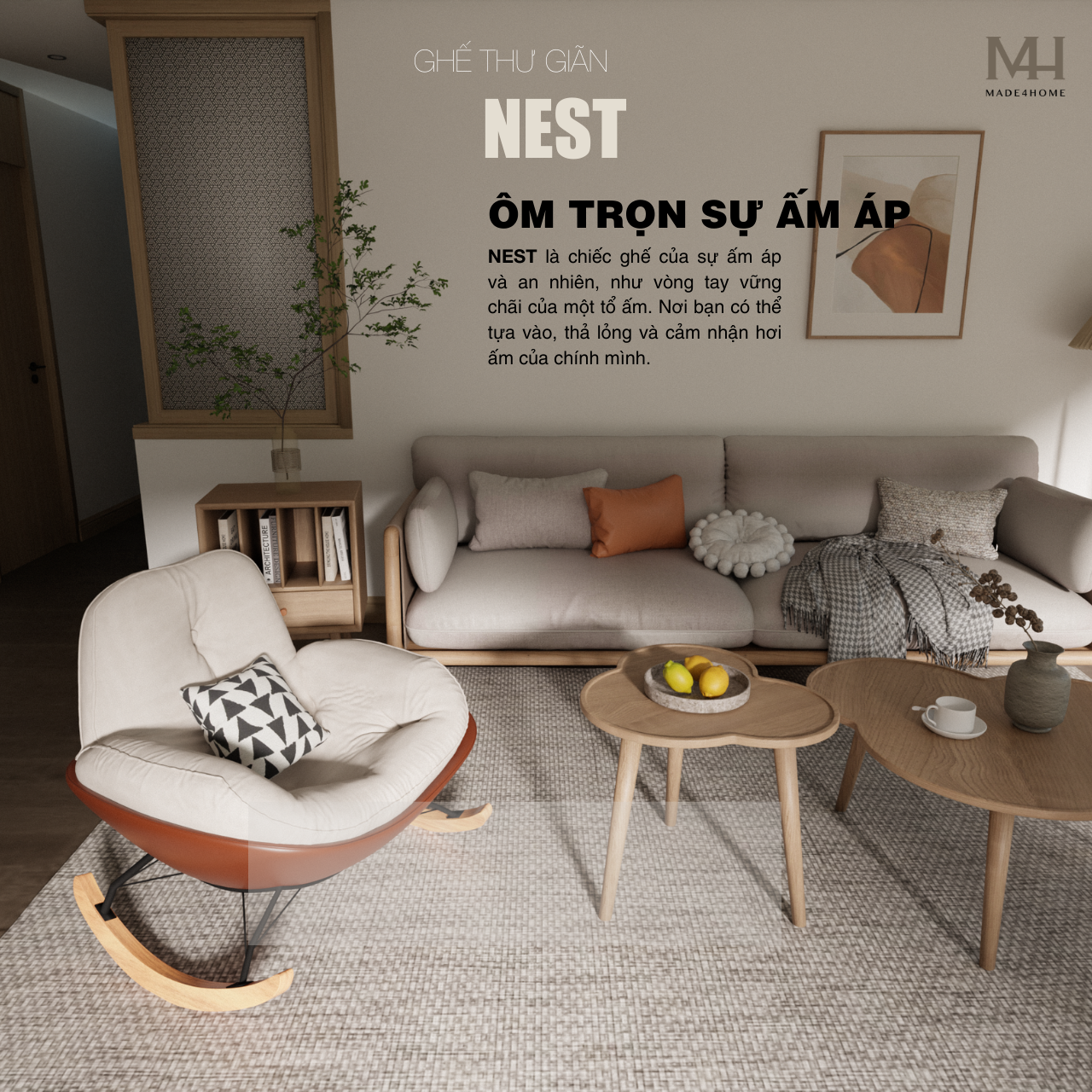 Ghế thư giãn Nest Made4Home