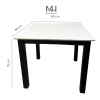Bộ Bàn Ăn Gỗ Tràm 4 Ghế Made4Home
