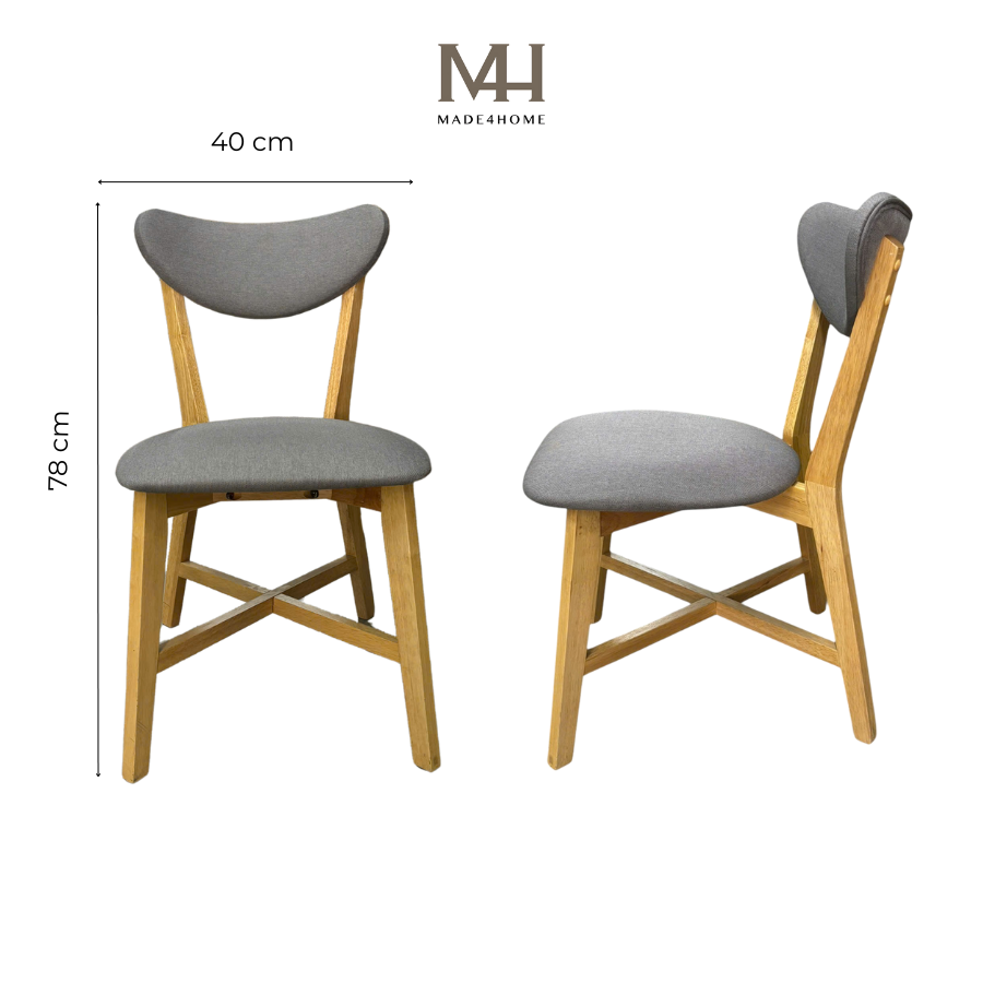Bộ Bàn Ăn Gỗ Tràm 4 Ghế Made4Home