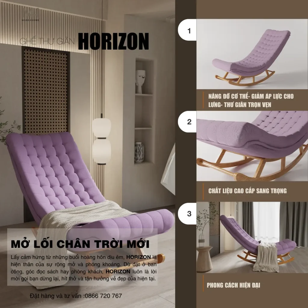 Ghế thư giãn Horizon Made4Home