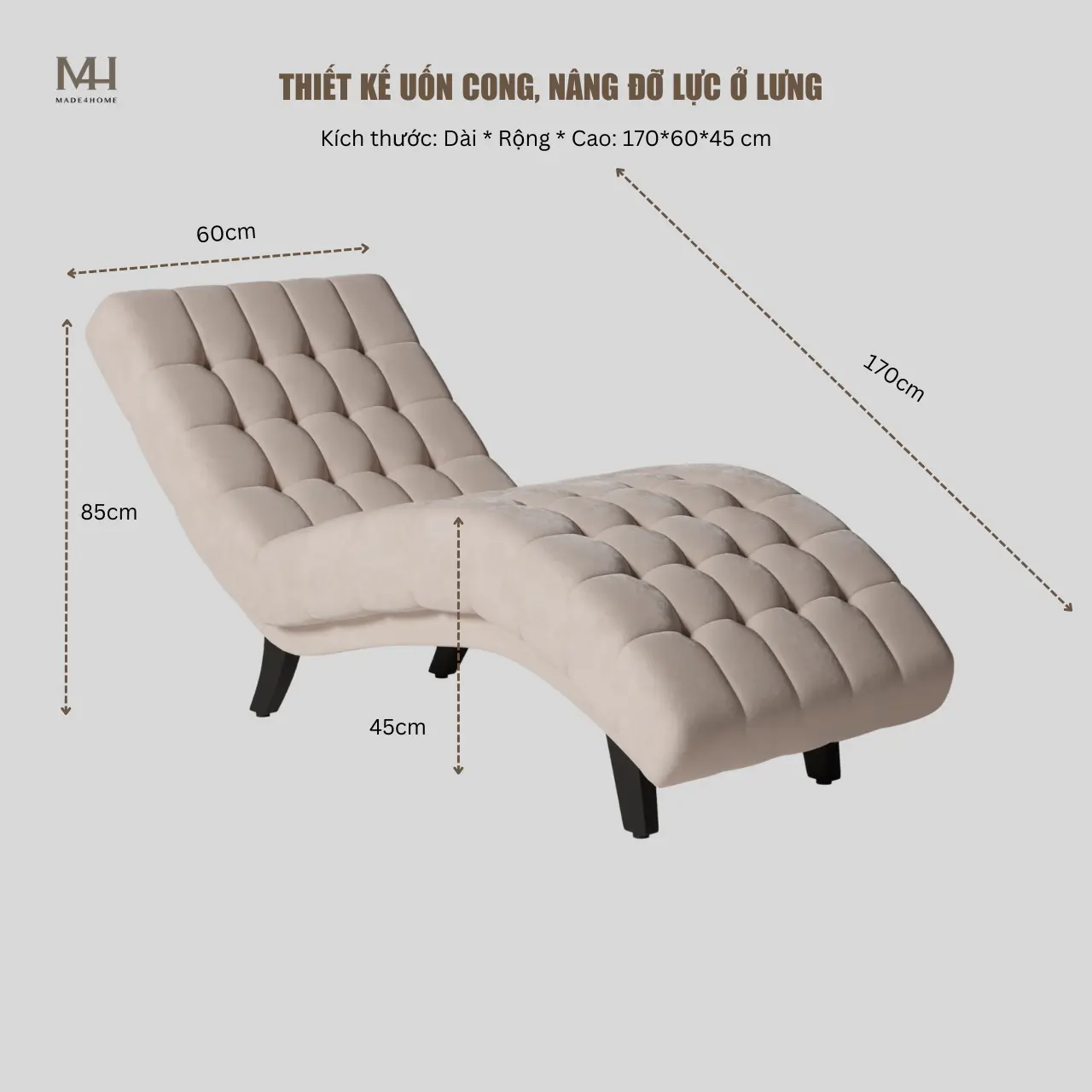 Ghế thư giãn Serene- Khung gỗ dầu, nệm cao cấp ôm trọn cơ thể. 7 Ghế thư giãn Serene- Khung gỗ dầu, nệm cao cấp ôm trọn cơ thể.