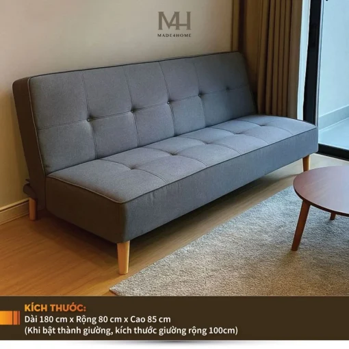 Ghế Sofa Bed Godwin – Gập Mở Tiện Lợi, Chất Liệu Cao Cấp.