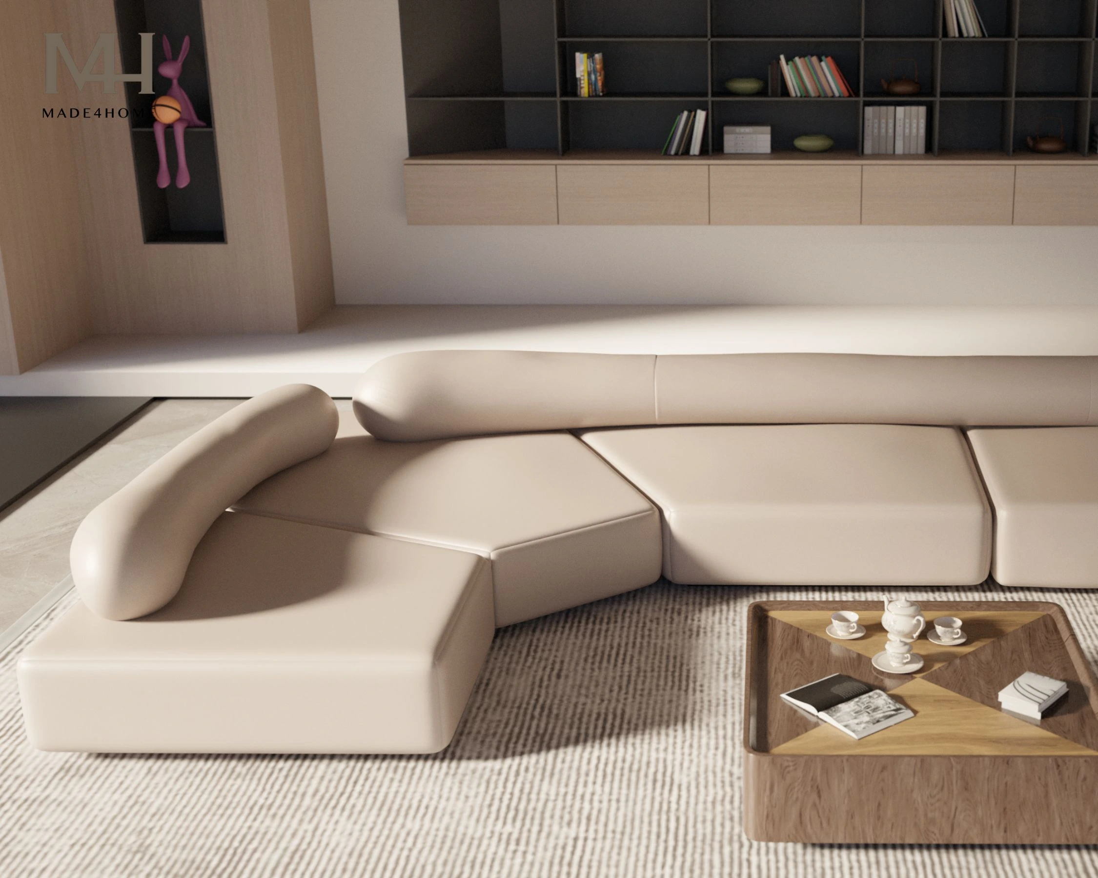 SOFA L-ART – Tuyệt Tác Sofa Góc L Da Cao Cấp - Thiết kế độc đáo 6 SOFA L-ART – Tuyệt Tác Sofa Góc L Da Cao Cấp - Thiết kế độc đáo