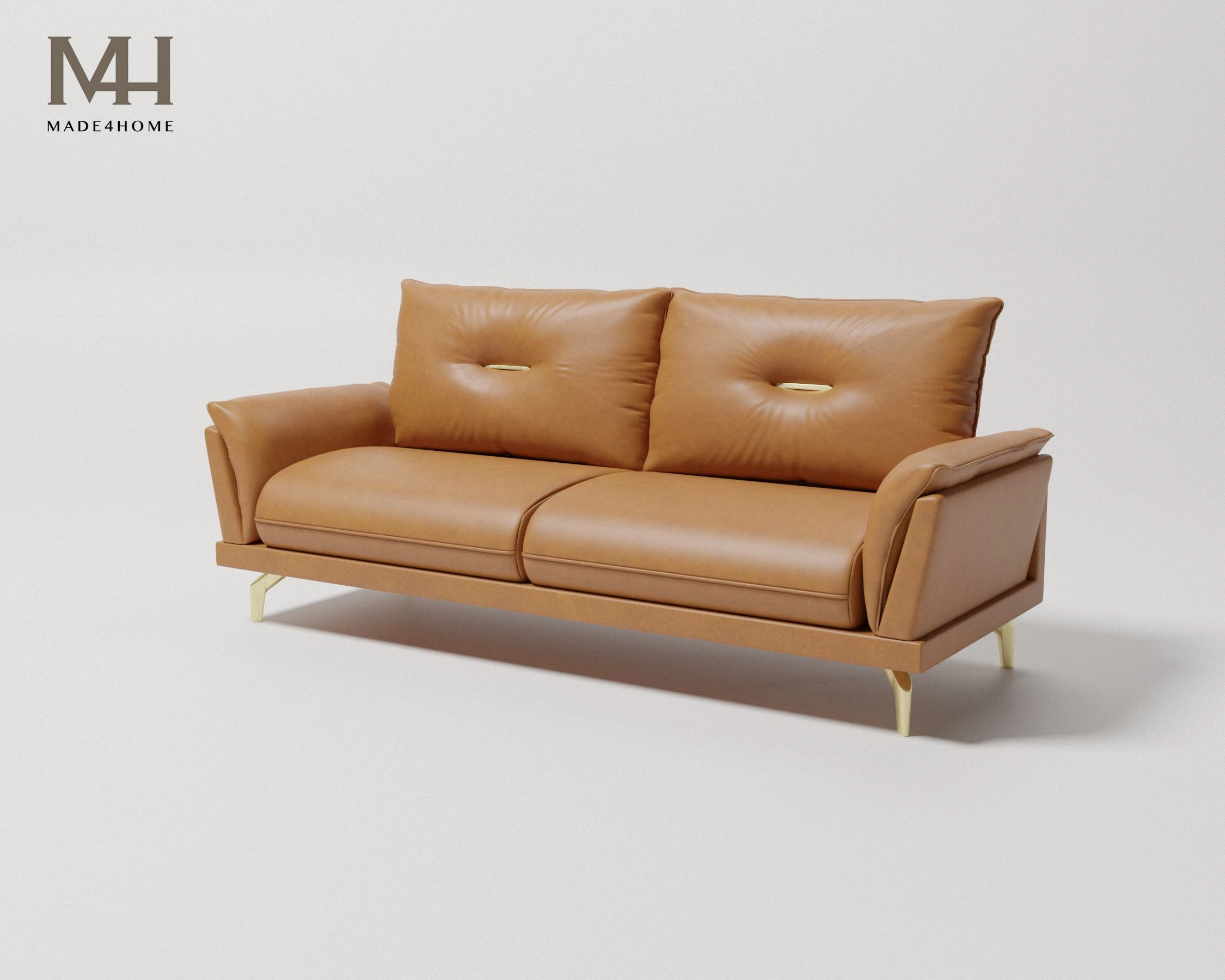 Sofa Somiya – Sofa giả da cao cấp khung gỗ tự nhiên phong cách hiện đại