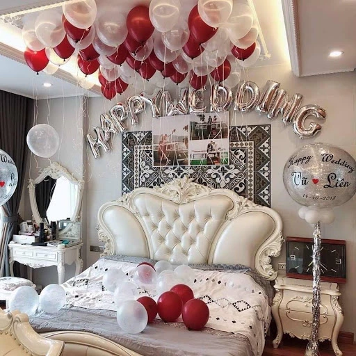 Trang trí phòng cưới đẹp tại nhà