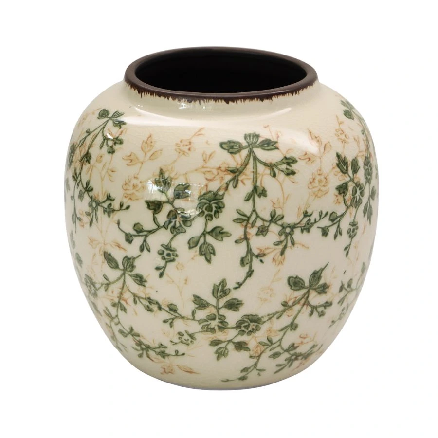 Bình Hoa Gốm Sứ Florence – Nghệ Thuật Trang Trí Tinh Tế Cho Không Gian Sống Hiện Đại - Bình tròn